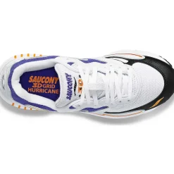 Saucony 3D Grid Hurricane White / Purple|Heren Grid