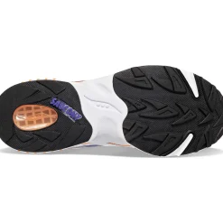 Saucony 3D Grid Hurricane White / Purple|Heren Grid