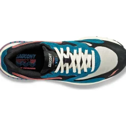 Saucony 3D Grid Hurricane Midnight Swimming Green / Black|Heren Grid