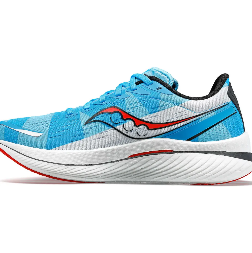 Saucony Dames Chicago Endorphin Speed 3 Blue / White / Red|Dames Neutraal