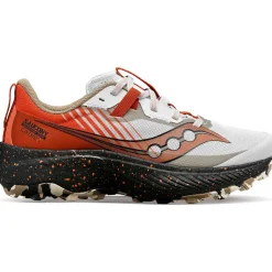 Saucony Dames Endorphin Edge Fog / Zenith|Dames Trail Running