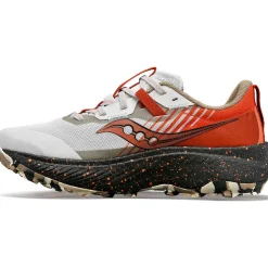 Saucony Dames Endorphin Edge Fog / Zenith|Dames Trail Running