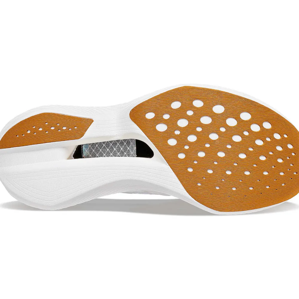 Saucony Dames Endorphin Elite White / Gold|Dames Racing