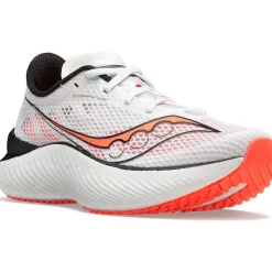 Saucony Dames Endorphin Pro 3 White / Black / Vizired|Dames Neutraal
