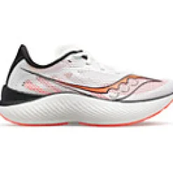 Saucony Dames Endorphin Pro 3 White / Black / Vizired|Dames Neutraal