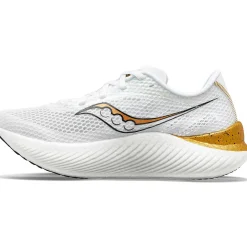 Saucony Dames Endorphin Pro 3 White / Gold|Dames Neutraal