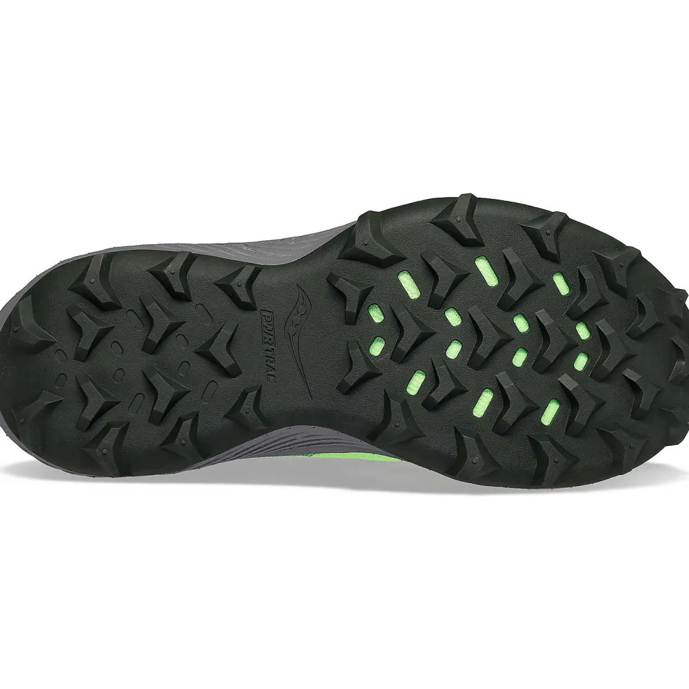 Saucony Dames Endorphin Rift Slime / Umbra|Dames Trail Running