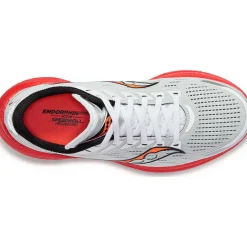 Saucony Dames Endorphin Speed 3 White / Black / Vizired|Dames Neutraal