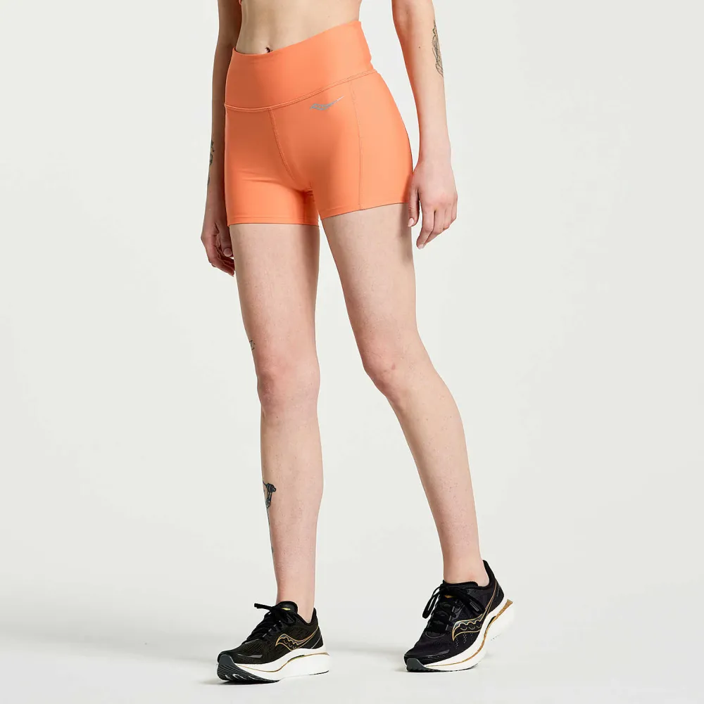 Saucony Dames Fortify 3" Hot Short Zenith|Dames Tights En Shorts