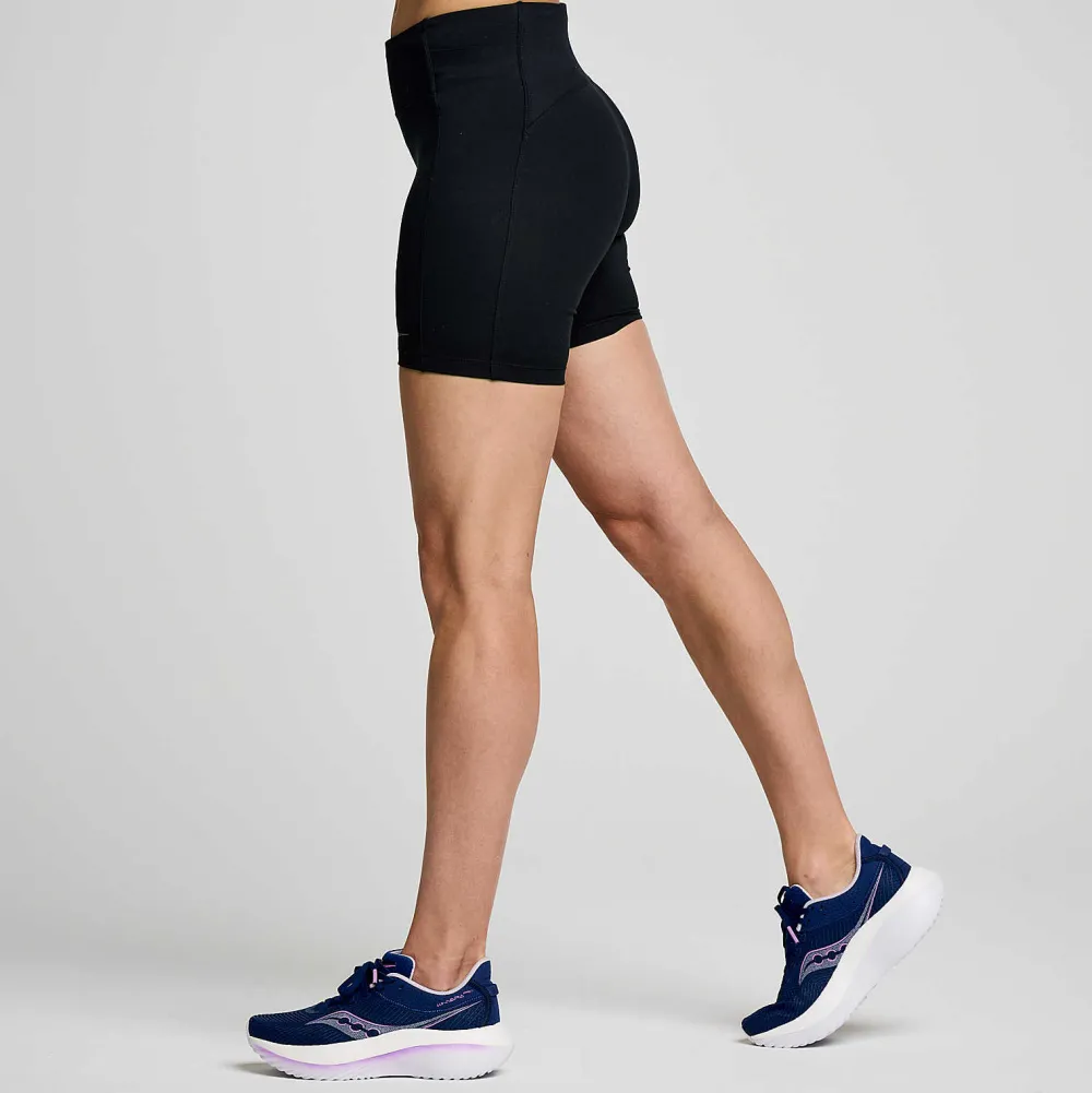Saucony Dames Fortify 6" Short Black|Dames Tights En Shorts