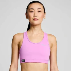 Saucony Dames Fortify Bra Grape|Dames Tops