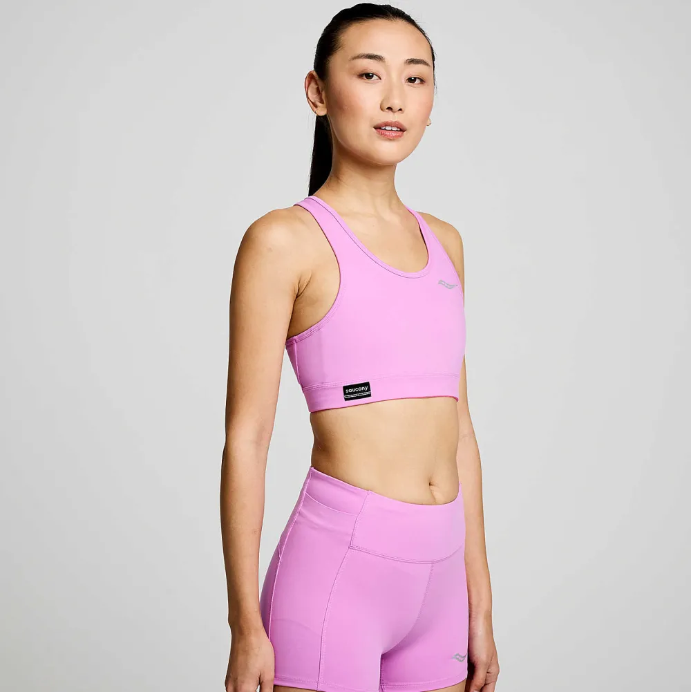 Saucony Dames Fortify Bra Grape|Dames Tops