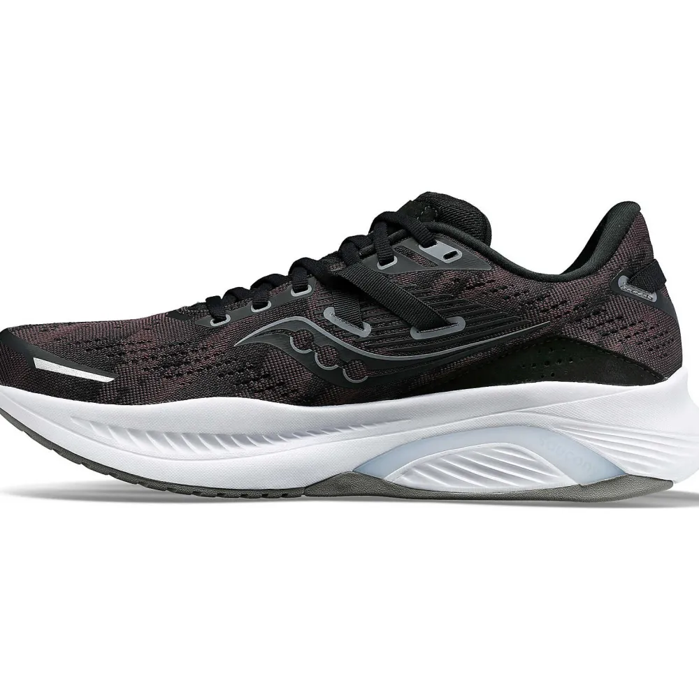 Saucony Dames Guide 16 Black / White|Dames Stabiliteit