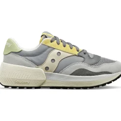Saucony Dames Jazz Nxt Grey / Yellow|Dames Jazz