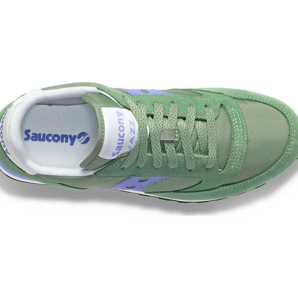 Saucony Dames Jazz Original Green / Light Blue|Dames Jazz