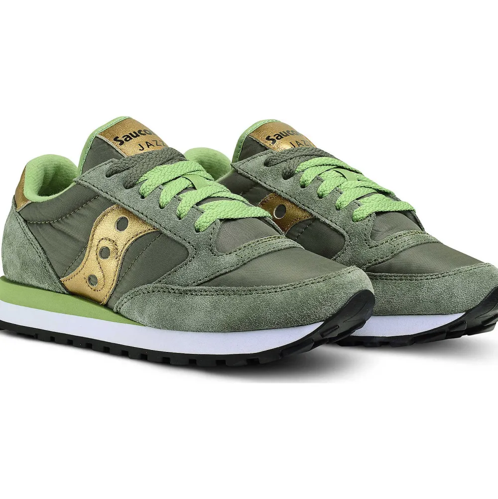 Saucony Dames Jazz Original Olive / Gold|Dames Jazz