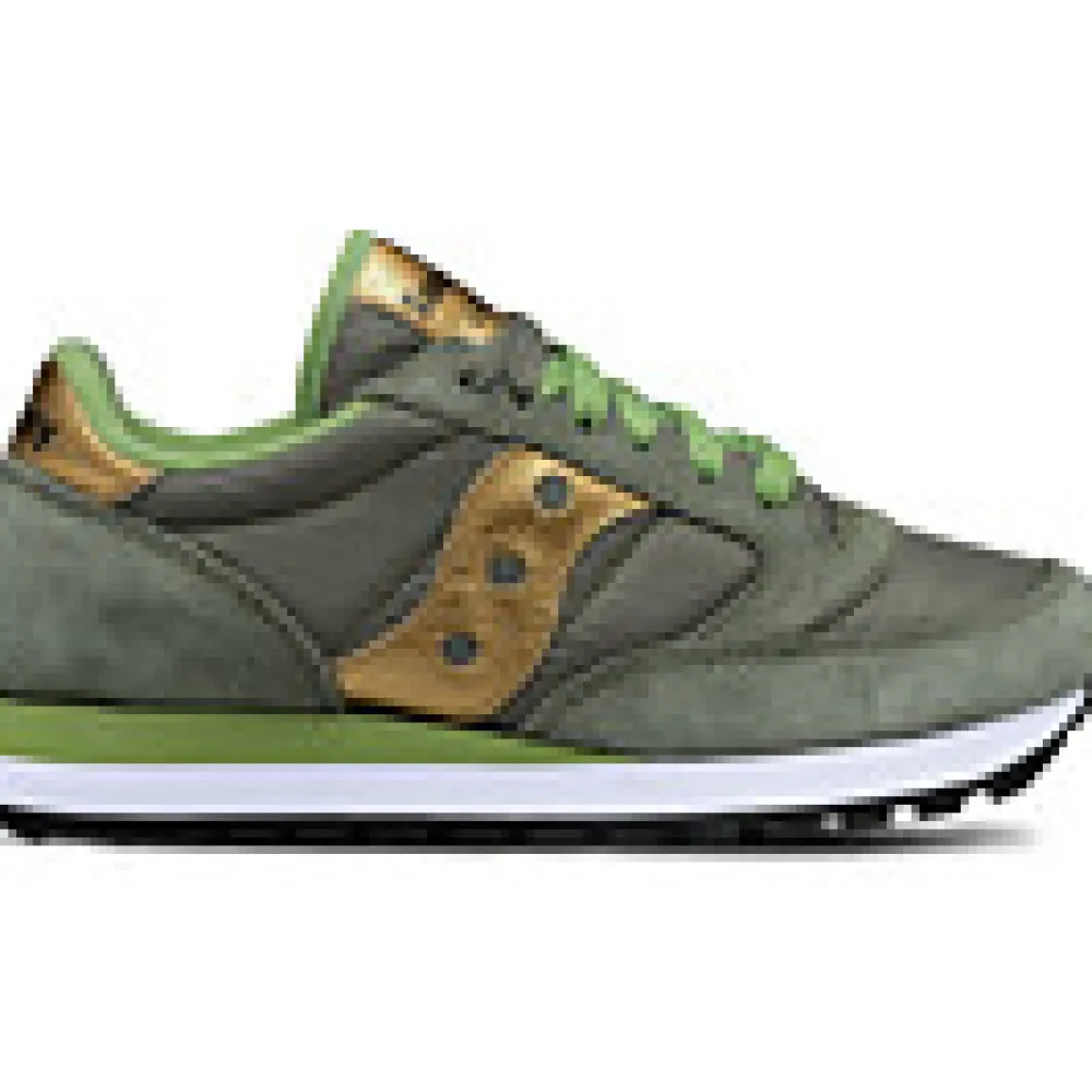 Saucony Dames Jazz Original Olive / Gold|Dames Jazz