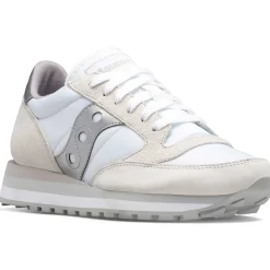 Saucony Dames Jazz Triple White / Silver|Dames Jazz