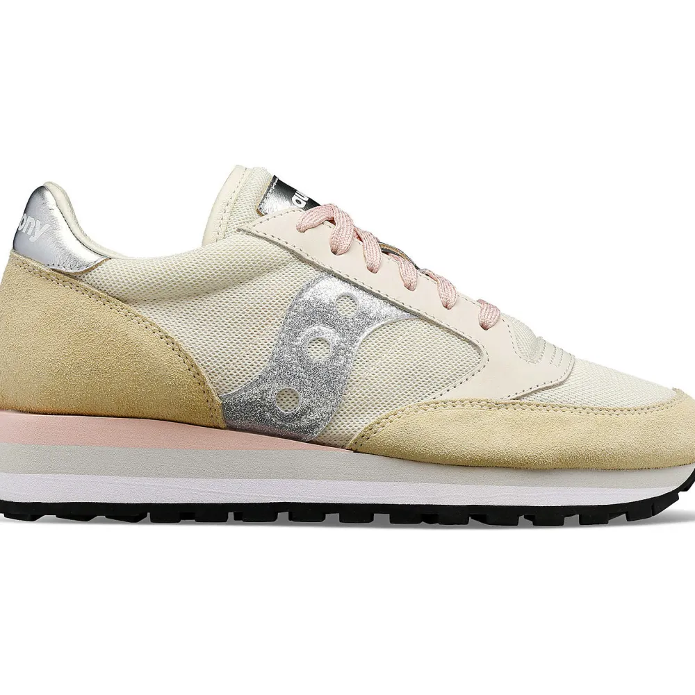Saucony Dames Jazz Triple Beige / Silver|Dames Jazz