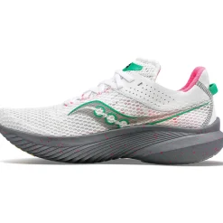 Saucony Dames Kinvara 14 White / Gravel|Dames Neutraal