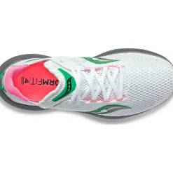 Saucony Dames Kinvara 14 White / Gravel|Dames Neutraal