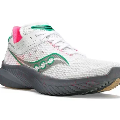 Saucony Dames Kinvara 14 White / Gravel|Dames Neutraal