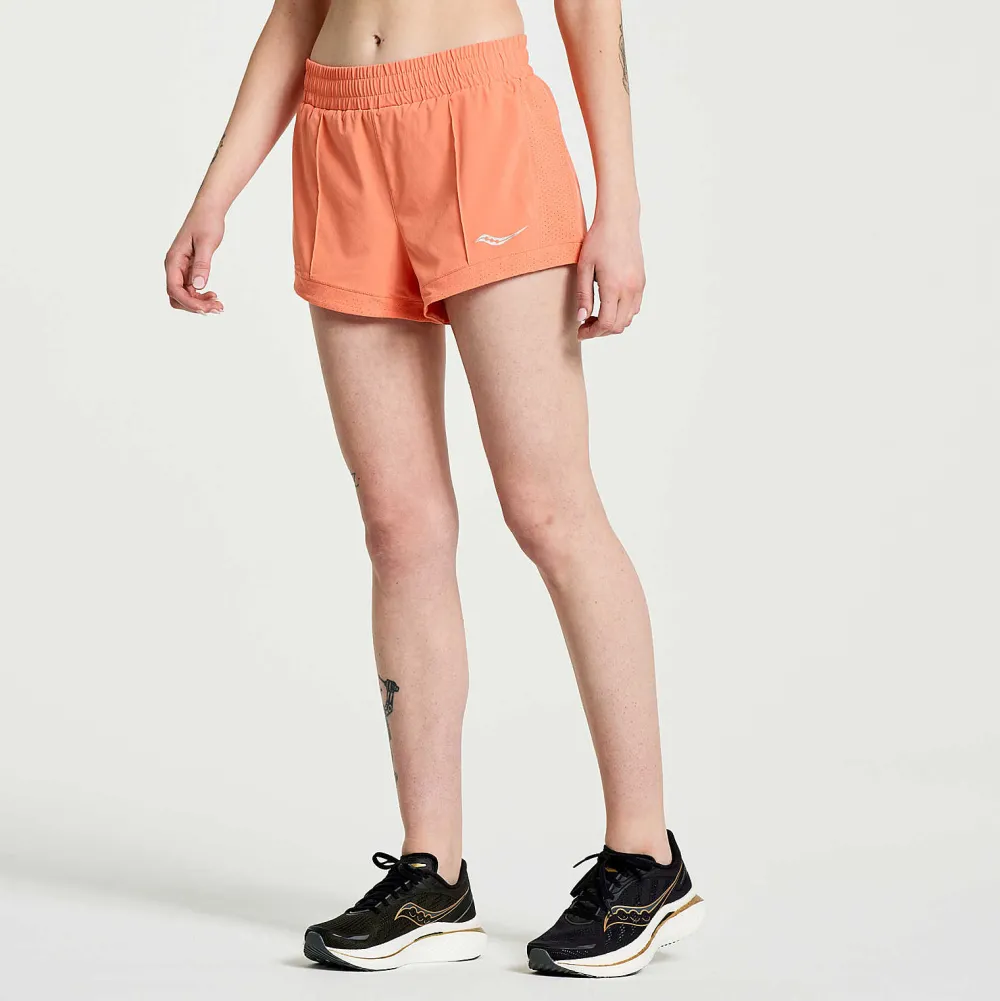 Saucony Dames Outpace 3" Short Zenith|Dames Tights En Shorts