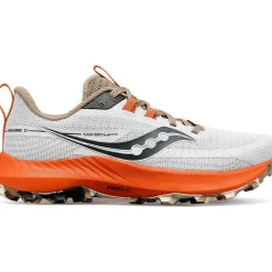 Saucony Dames Peregrine 13 Fog / Zenith|Dames Trail Running
