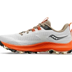 Saucony Dames Peregrine 13 Fog / Zenith|Dames Trail Running