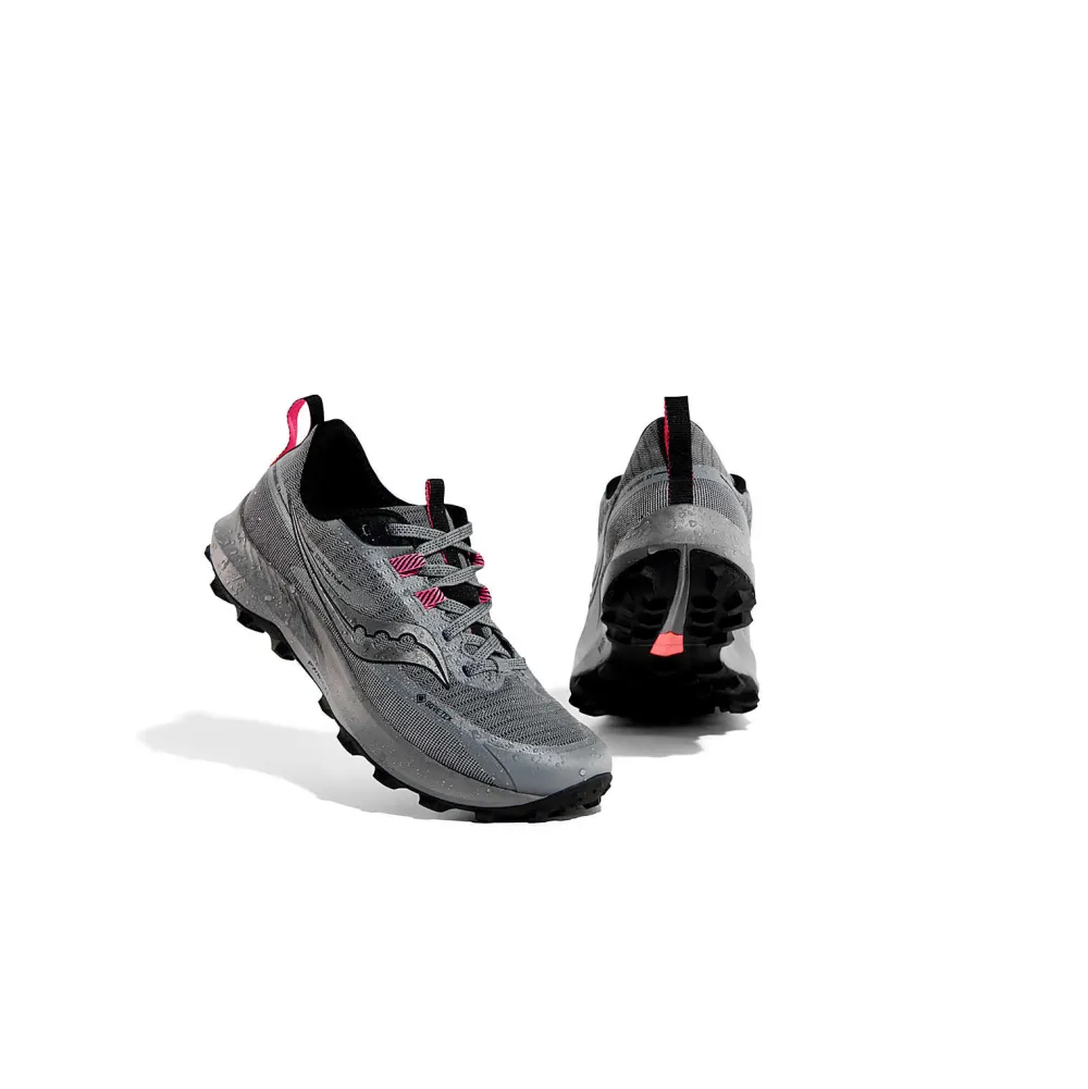 Saucony Dames Peregrine 13 Gtx Gravel / Black|Dames Trail Running