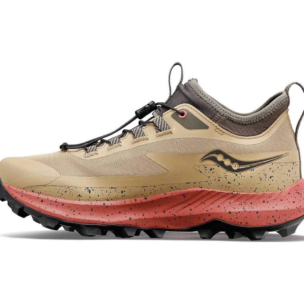 Saucony Dames Peregrine 13 St Desert / Umber|Dames Trail Running