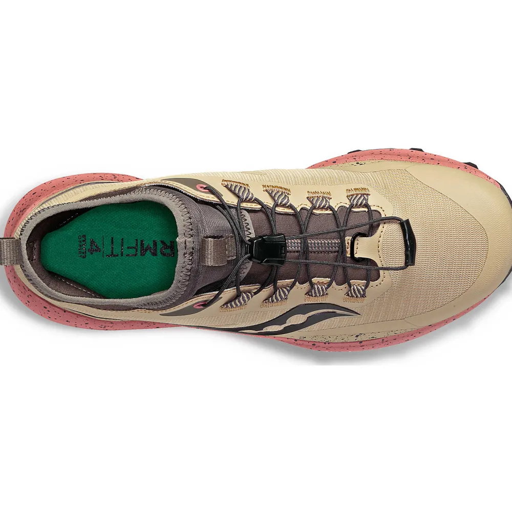 Saucony Dames Peregrine 13 St Desert / Umber|Dames Trail Running