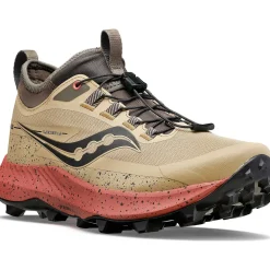 Saucony Dames Peregrine 13 St Desert / Umber|Dames Trail Running