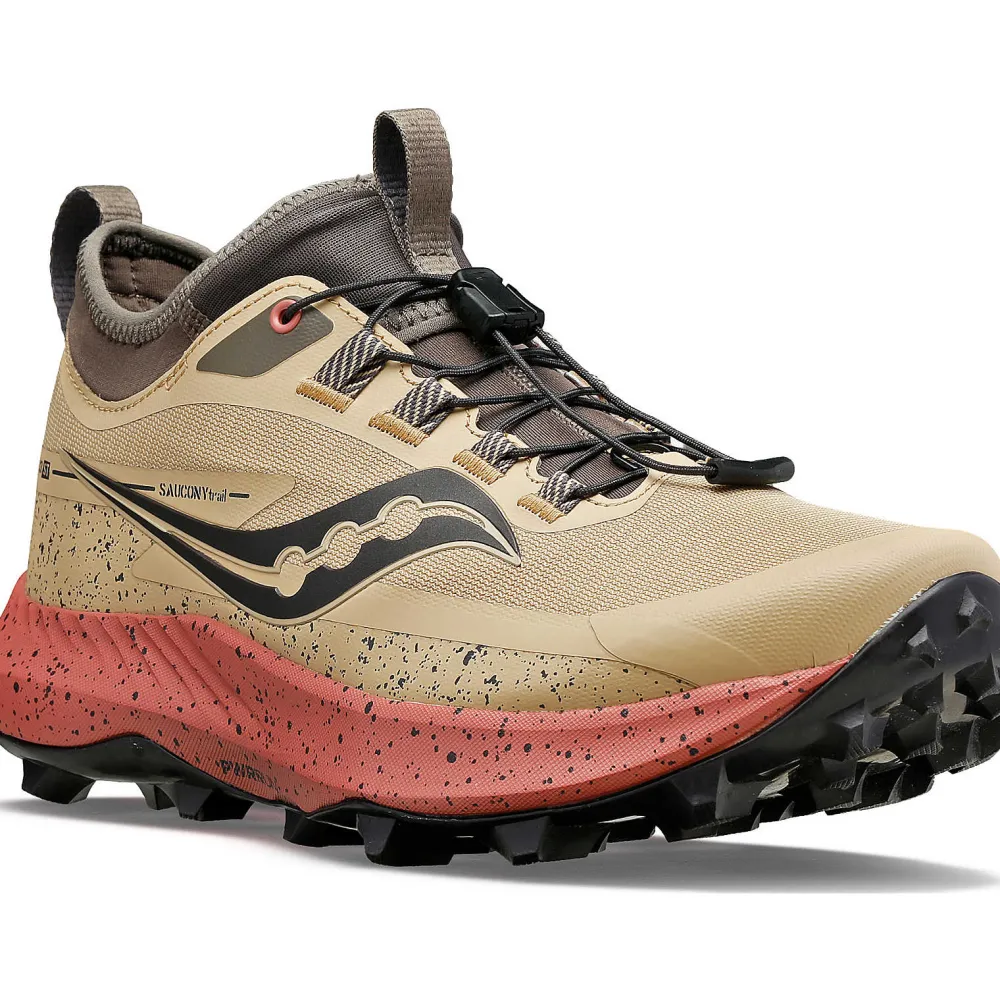 Saucony Dames Peregrine 13 St Desert / Umber|Dames Trail Running