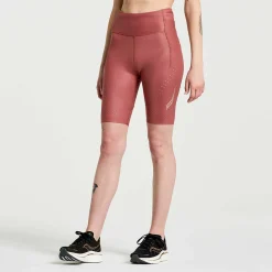 Saucony Dames Pinnacle 8" Tight Short Apple Butter|Dames Tights En Shorts