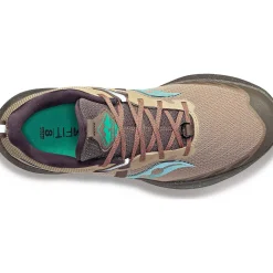 Saucony Dames Ride 15 Tr Desert / Sprig|Dames Trail Running