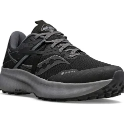 Saucony Dames Ride 15 Tr Gtx Black / Charcoal|Dames Trail Running