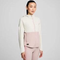 Saucony Dames Runshield Jacket Linen|Dames Jacks En Vesten