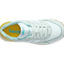 Saucony Dames Shadow 6000 Unplugged Turquoise / Yellow|Dames Shadow