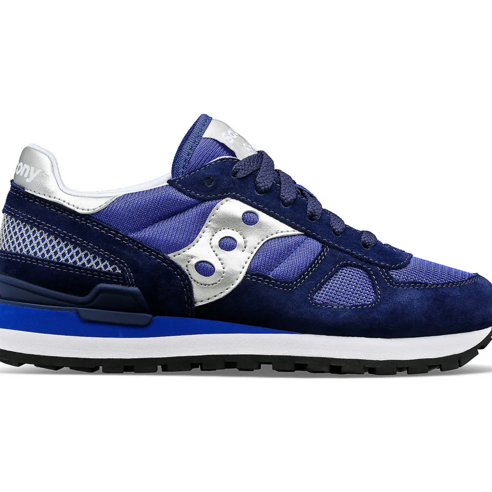 Saucony Dames Shadow Original Navy / Silver|Dames Shadow