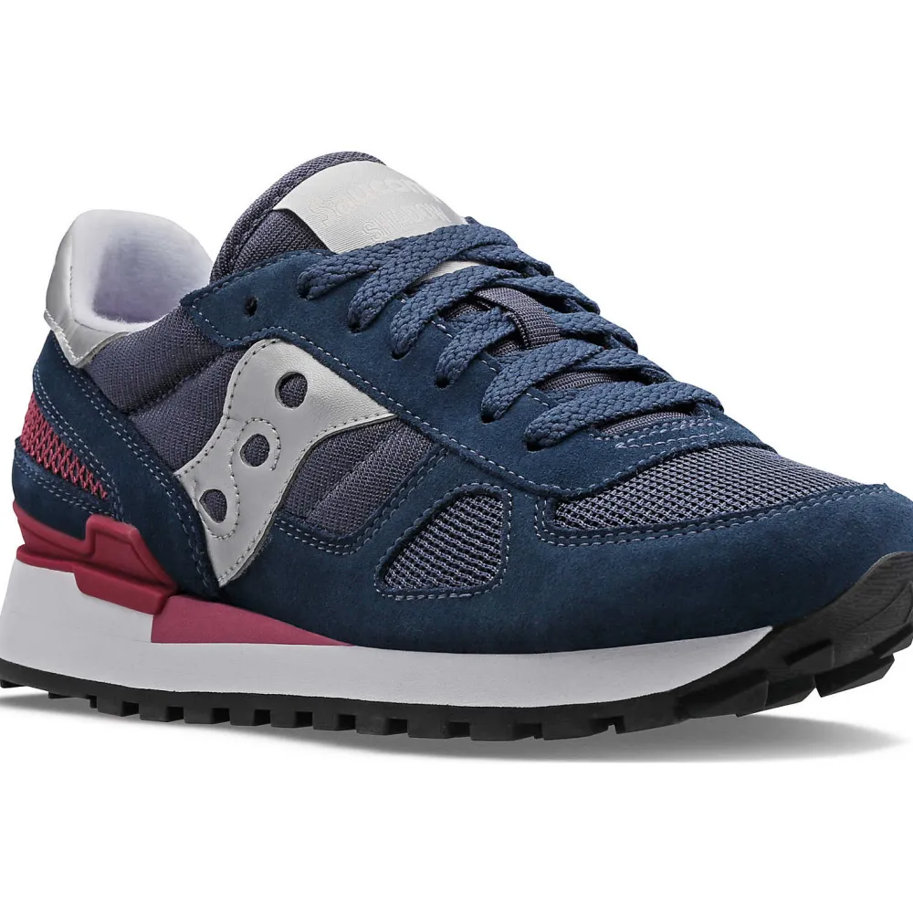 Saucony Dames Shadow Original Navy / Silver|Dames Shadow