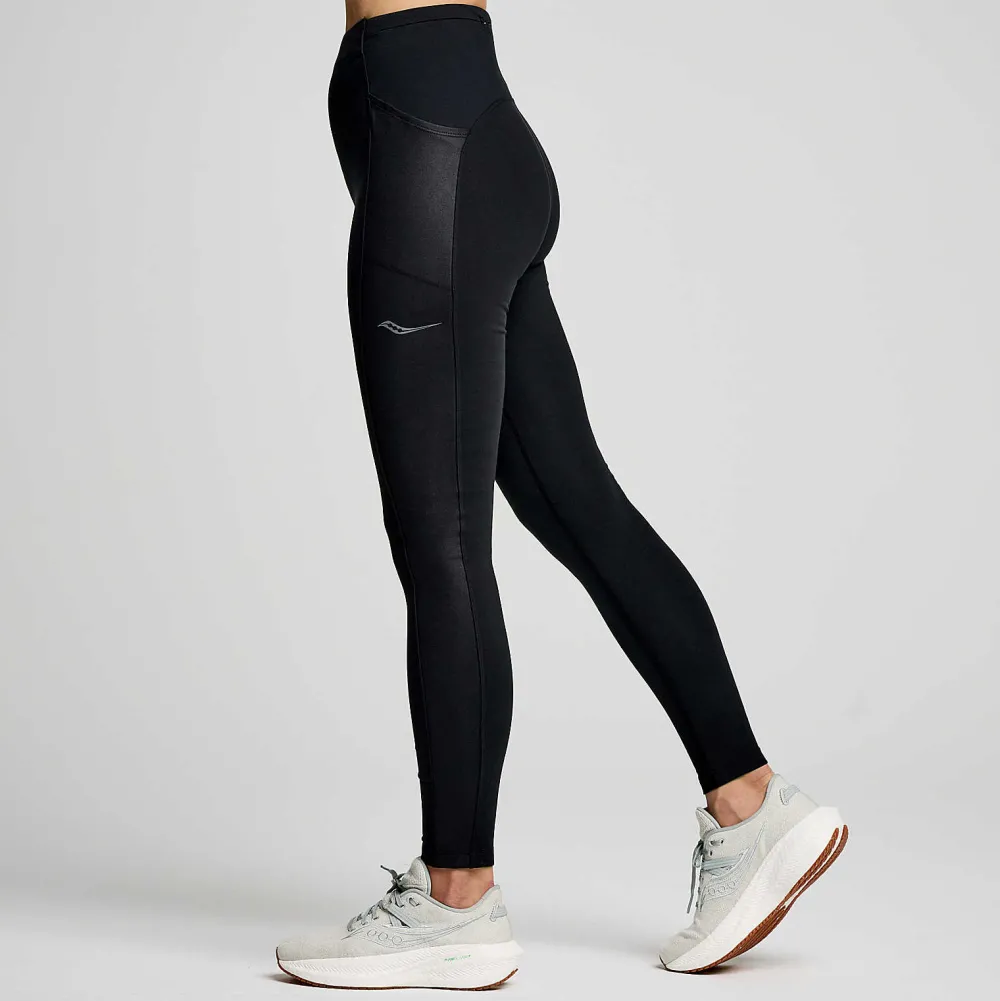 Saucony Dames Solstice Tight Black|Dames Tights En Shorts