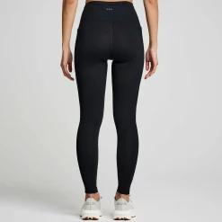 Saucony Dames Solstice Tight Black|Dames Tights En Shorts
