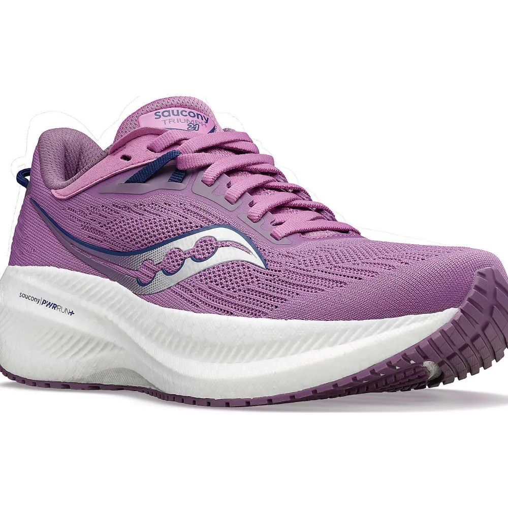 Saucony Dames Triumph 21 Grape / Indigo|Dames Neutraal