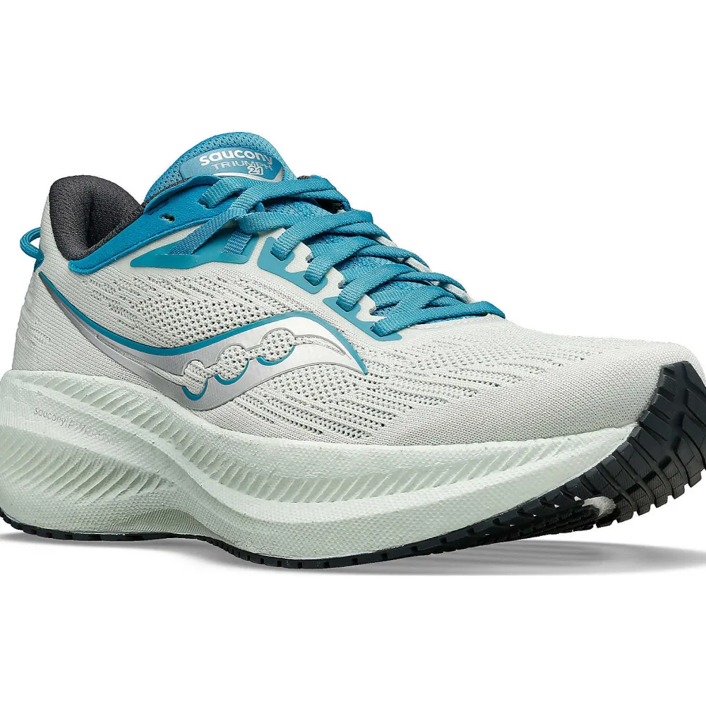 Saucony Dames Triumph 21 Mist / Ink|Dames Neutraal