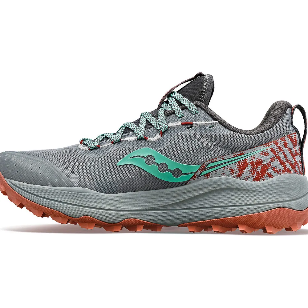 Saucony Dames Xodus Ultra 2 Fossil / Soot|Dames Trail Running