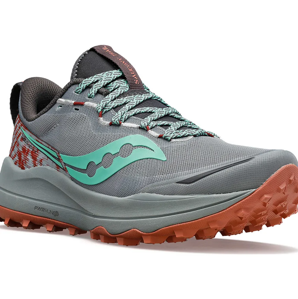 Saucony Dames Xodus Ultra 2 Fossil / Soot|Dames Trail Running