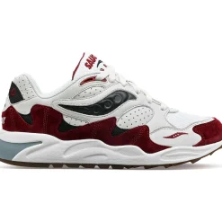 Saucony Grid Shadow 2 Cream / Red|Heren Grid