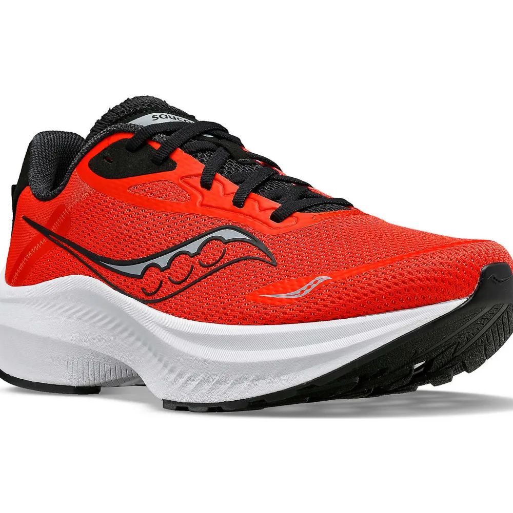 Saucony Heren Axon 3 Infrared / Black|Heren Neutraal