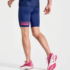 Saucony Heren Elite Tight Short Sodalite|Heren Tights And Shorts
